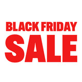 Computer cut self adhesive vinyl lettering "Black Friday Sale" Window Decal