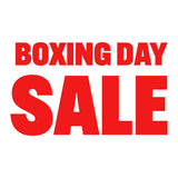 Computer cut self adhesive vinyl lettering "Boxing Day Sale" Window Decal