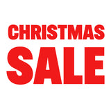 Computer cut self adhesive vinyl lettering "Christmas Sale" Window Decal