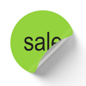 Sale Green Theme Window Cling