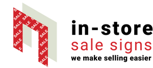 In Store Sale Signs