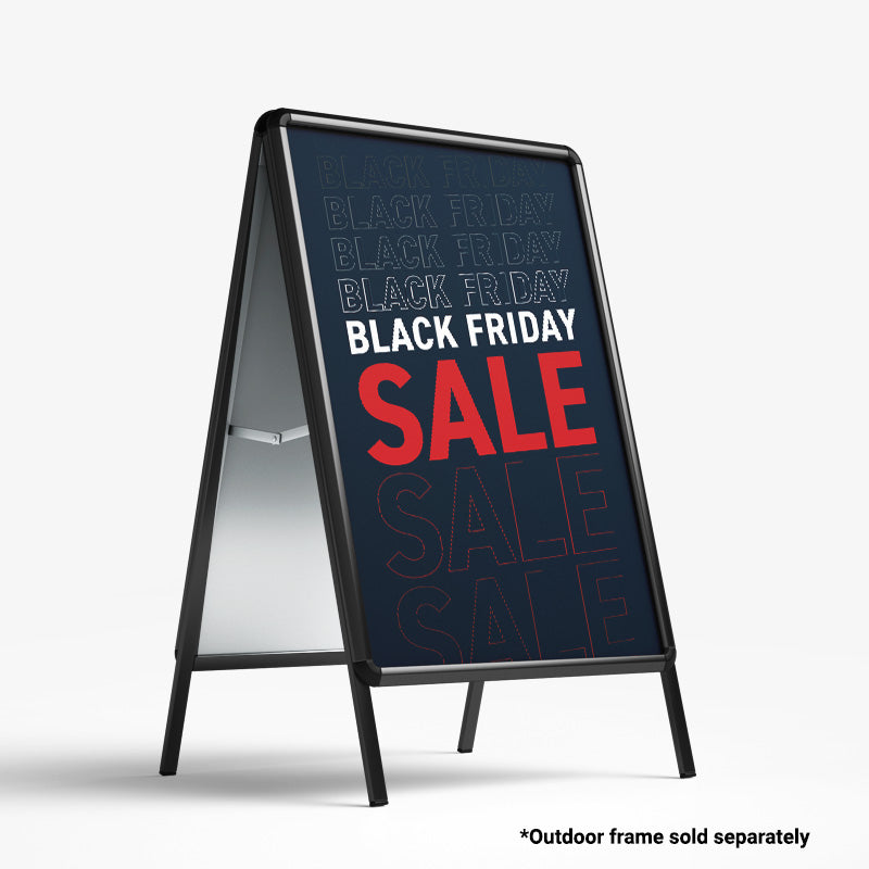 Black Friday Repeated A Frame Poster Inserts