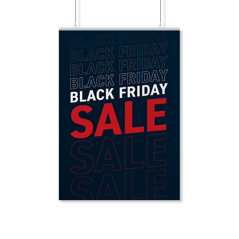 Black Friday Repeated Poster