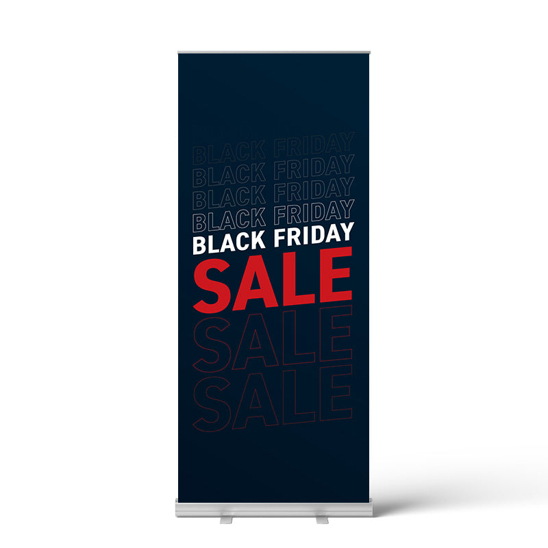 Black Friday Repeated Pull Up Banner
