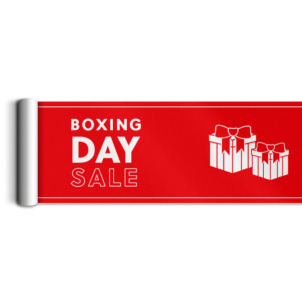 Boxing Day Gifts Poster Rolls (window valance)