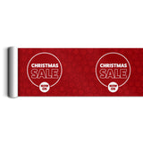 Christmas Red Pattern Poster Rolls (window valance)