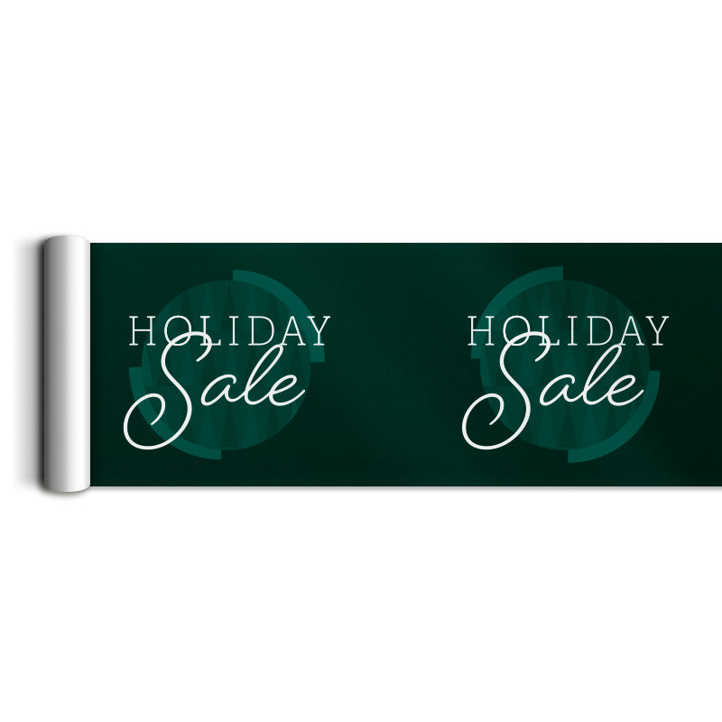 Christmas Holiday Sale Poster Rolls (window valance)