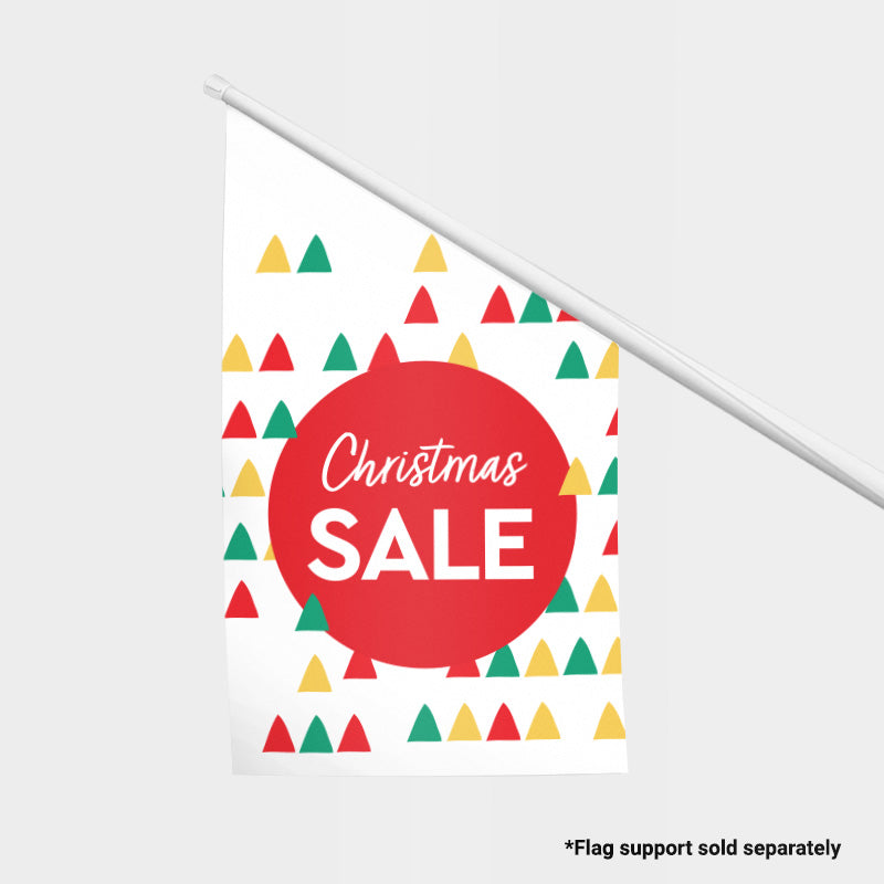 Christmas Repeating Trees Sale Flag