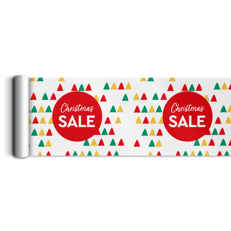Christmas Repeating Trees Poster Rolls (window valance)