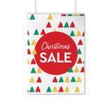 Christmas Repeating Trees Sale Poster