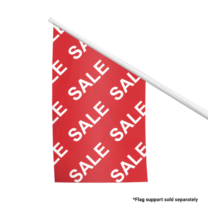 Sale Red & White Flag