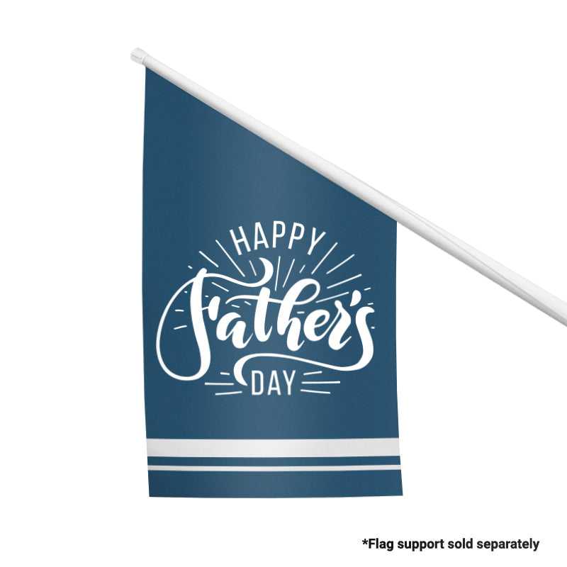 Father's Day Navy and White Stripes Flag