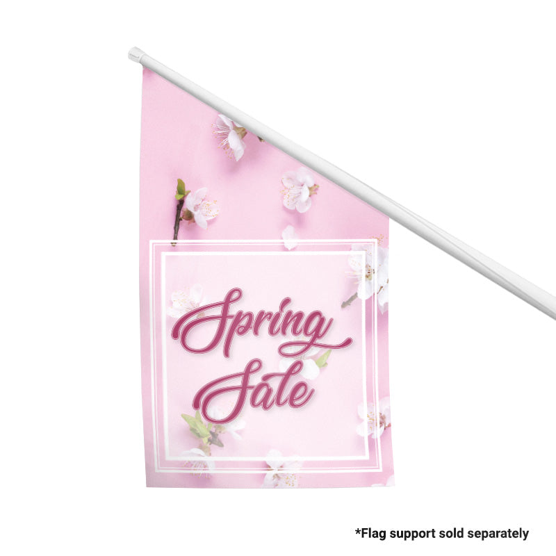 Spring Pink Blossoms Flag