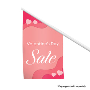 Valentine’s Day Paper Hearts Flag