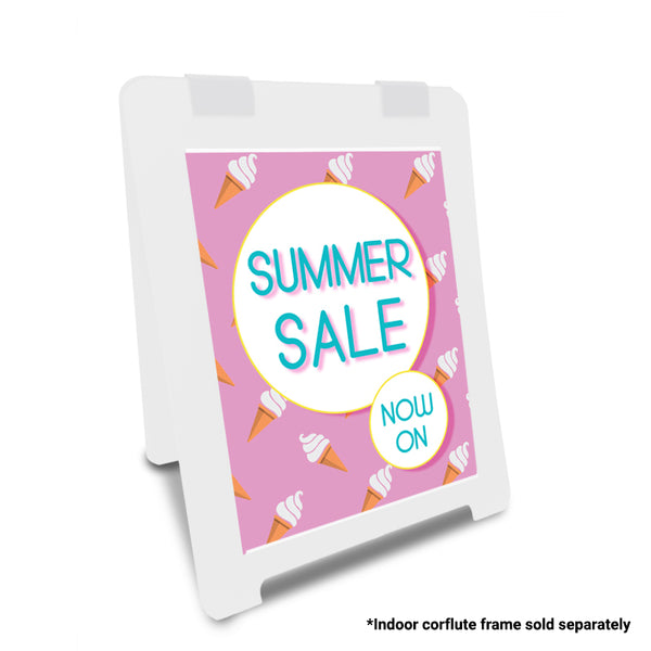 Summer Ice Cream A Frame Poster Inserts