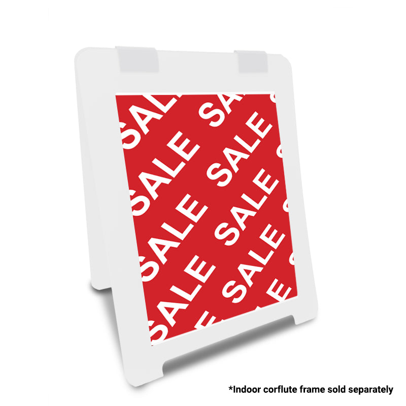 Sale Red & White A Frame Poster Inserts
