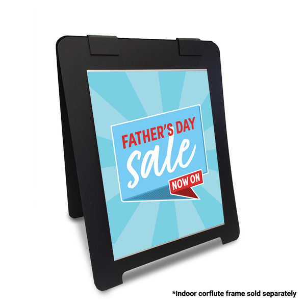 Father's Day Retro Speech Bubble A Frame Poster Inserts