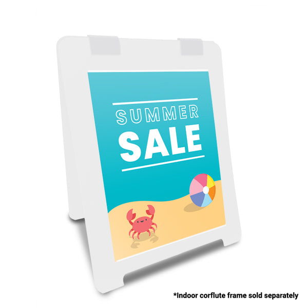 Summer Beach A Frame Poster Inserts