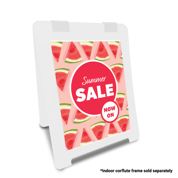 Summer Watermelon A Frame Poster Inserts – In Store Sale Signs
