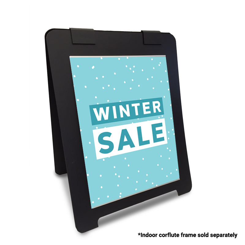 Winter Snow A Frame Poster Inserts