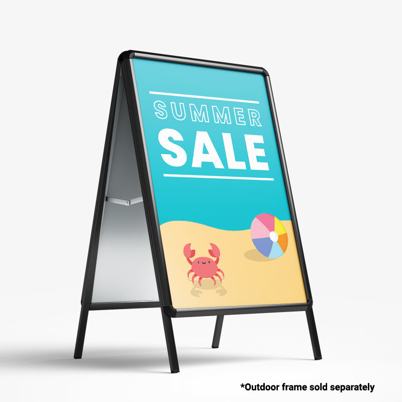 Summer Beach A Frame Poster Inserts