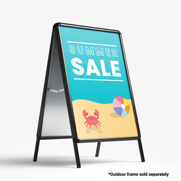 Summer Beach A Frame Poster Inserts