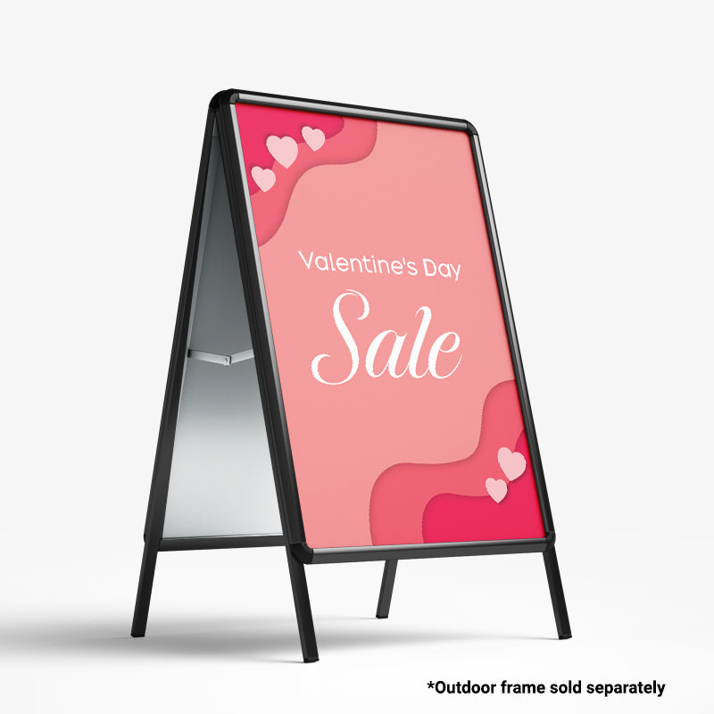 Valentine’s Day Paper Hearts A Frame Poster Inserts