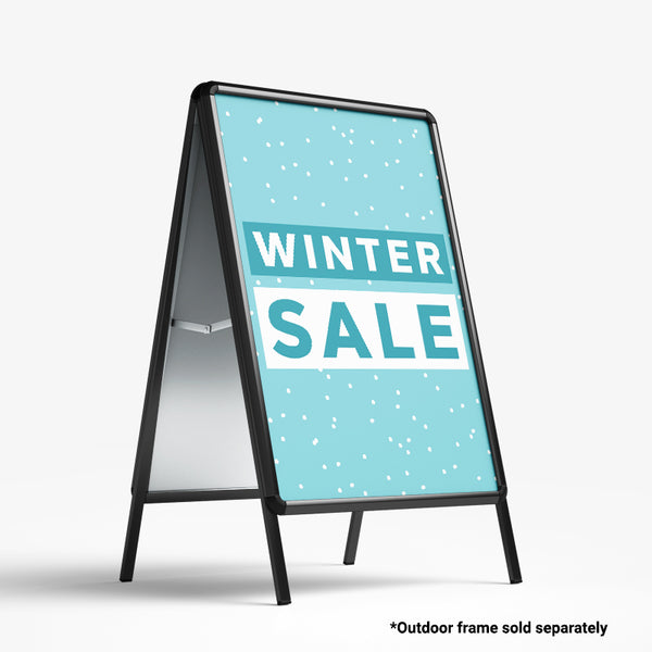 Winter Snow A Frame Poster Inserts