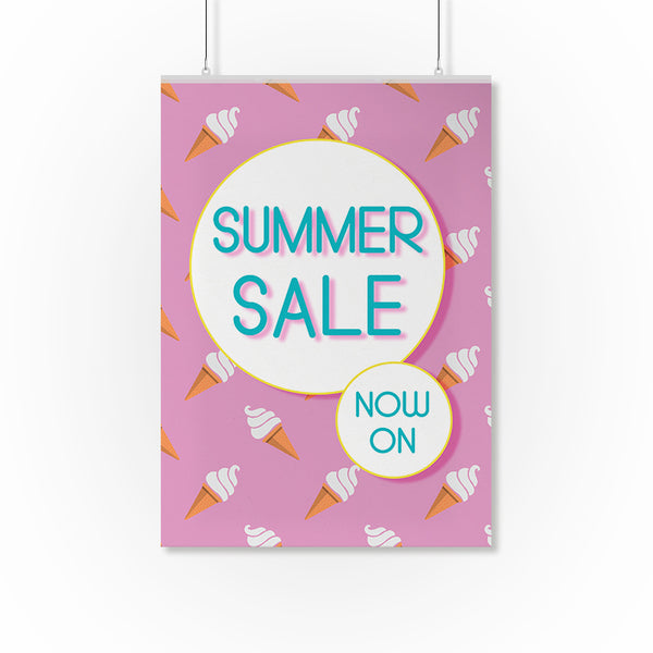 Summer Ice Cream Poster