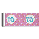 Summer Ice Cream Poster Rolls (window valance)