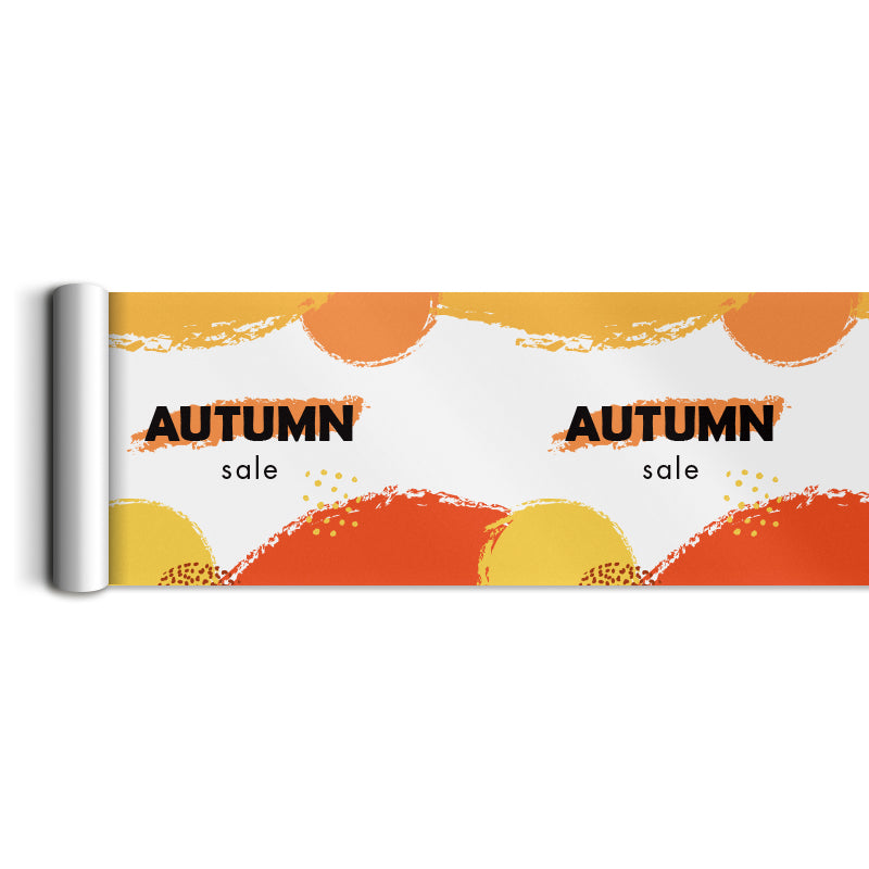 Autumn Abstract Poster Rolls (window valance)