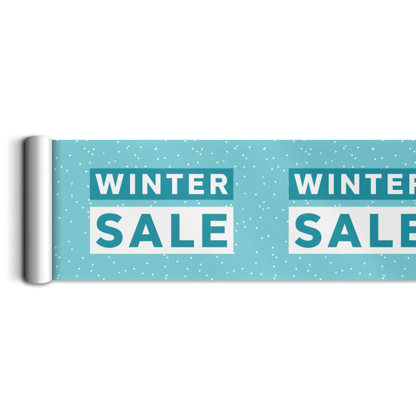Winter Snow Poster Rolls (window valance)