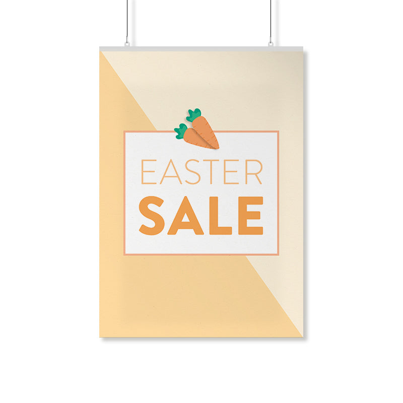 Easter Carrots Poster