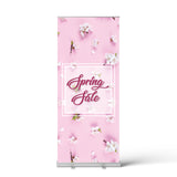 Spring Pink Blossoms Pull Up Banner