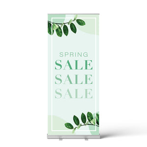 Spring Green Pull Up Banner