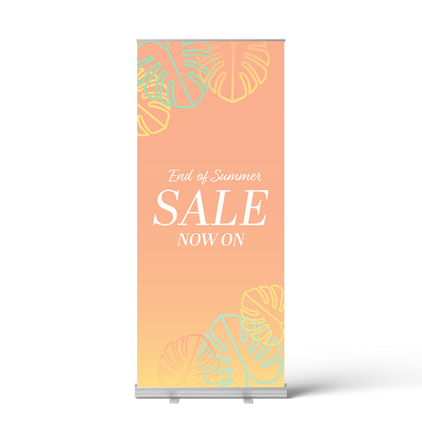Summer End Of Summer Pull Up Banner