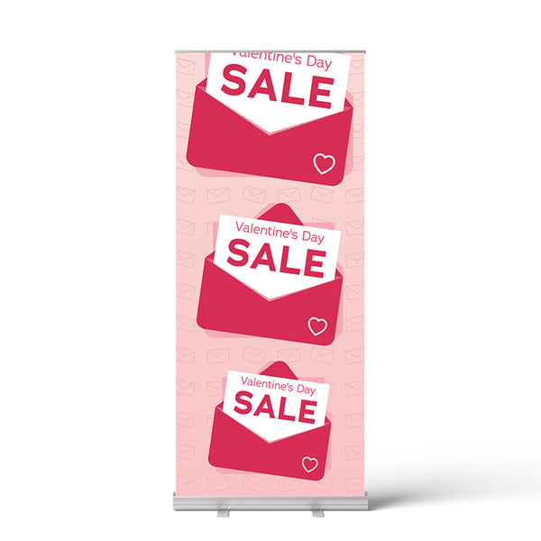 Valentine’s Day Envelope Pull Up Banner