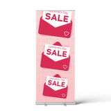 Valentine’s Day Envelope Pull Up Banner