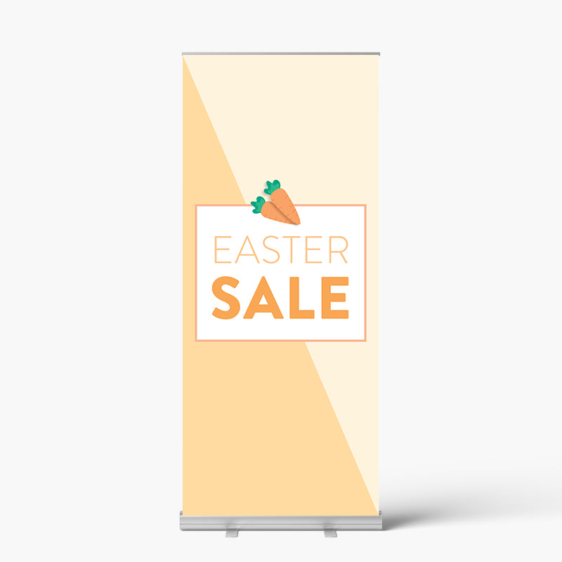 Easter Carrots Pull Up Banner