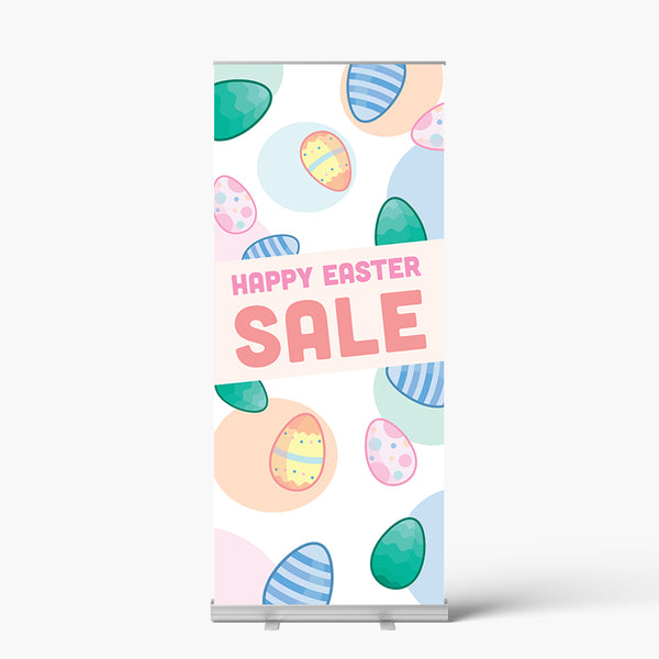 Easter Eggs Pull Up Banner