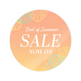 Summer End of Summer Window Cling