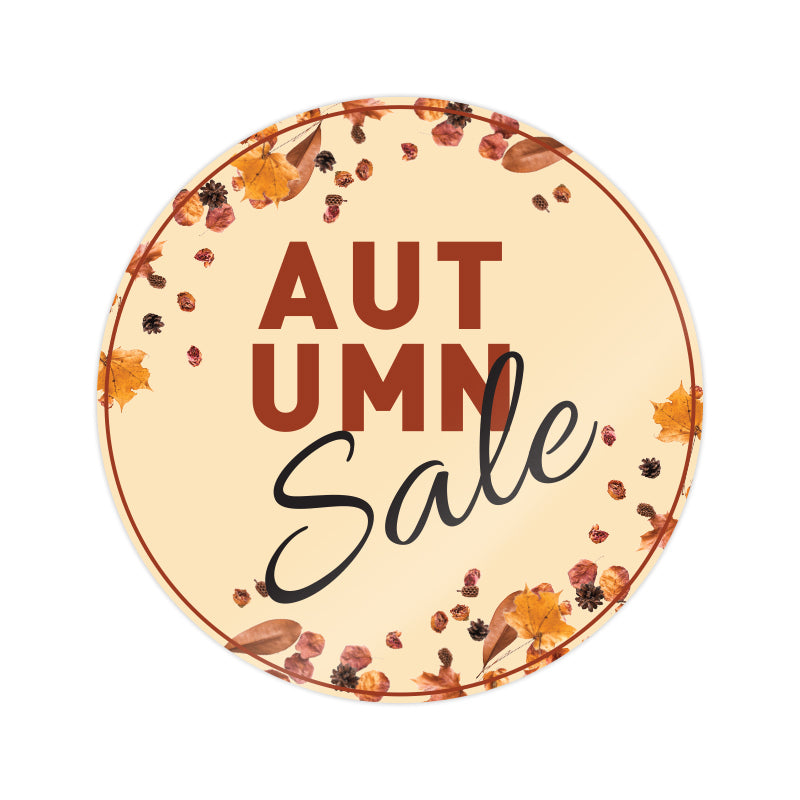 Autumn Leaves Window Cling