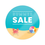 Summer Beach Window Cling