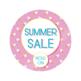 Summer Ice Cream Window Cling