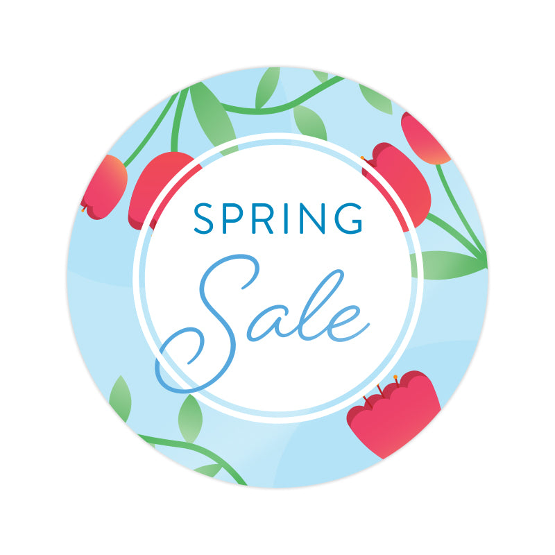 Spring Flowers Window Cling