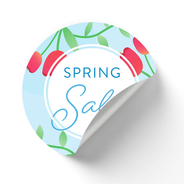 Spring Flowers Window Cling
