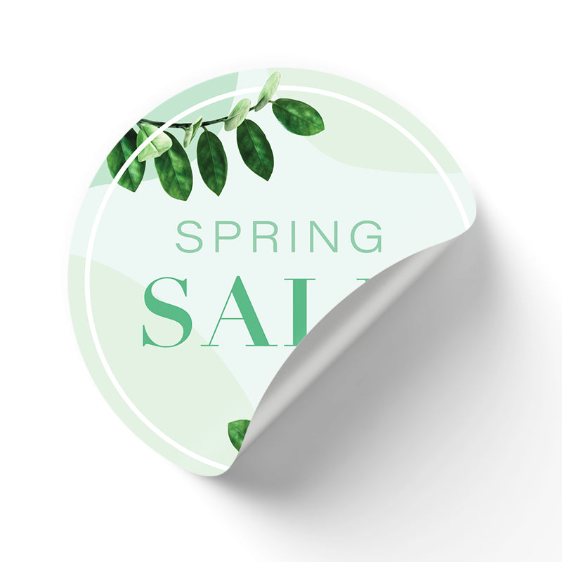 Spring Green Window Cling