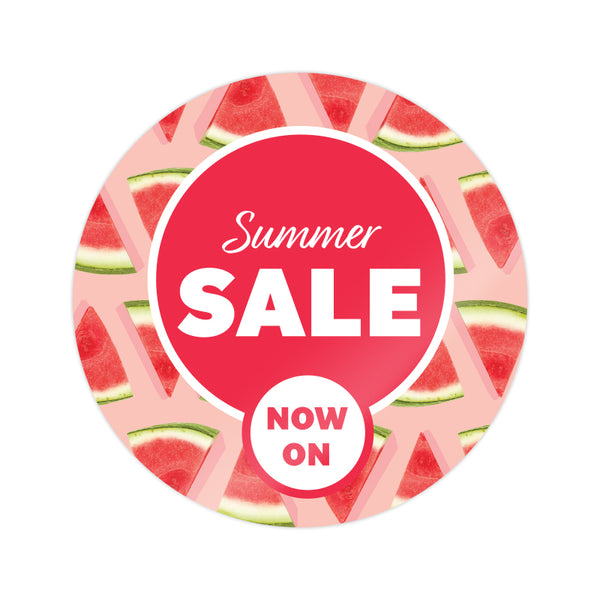 Summer Watermelon Window Cling