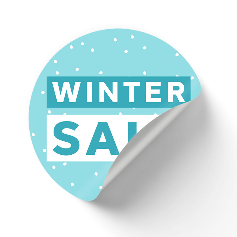 Winter Snow Window Cling