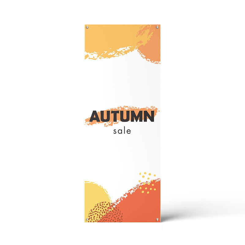 Autumn Abstract X Banner Poster